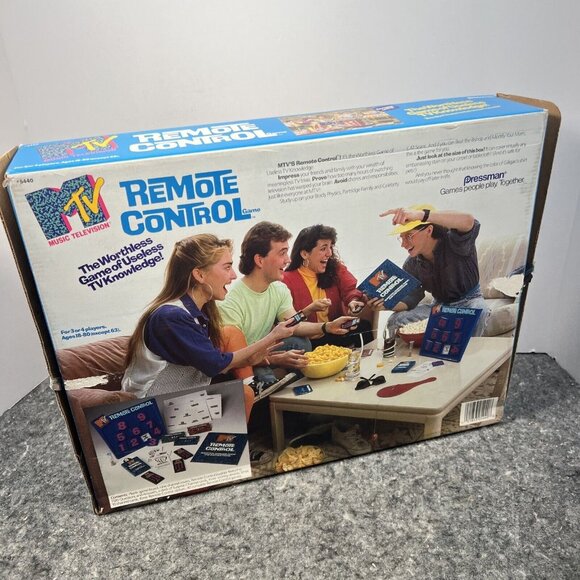 VTG 1989 Pressman MTV Remote Control Board Game Complete except for NO Timer - Picture 14 of 16